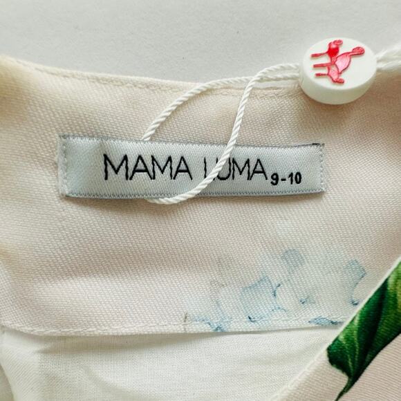 MAMA LUMA Girls Pink Dress Size 9-10 Hydrangea Floral Party Wedding Pageant - Picture 3 of 7